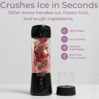 BLENDi Pro+ Portable Blender – 120W, 17oz, Crushes Ice, USB-C Rechargeable