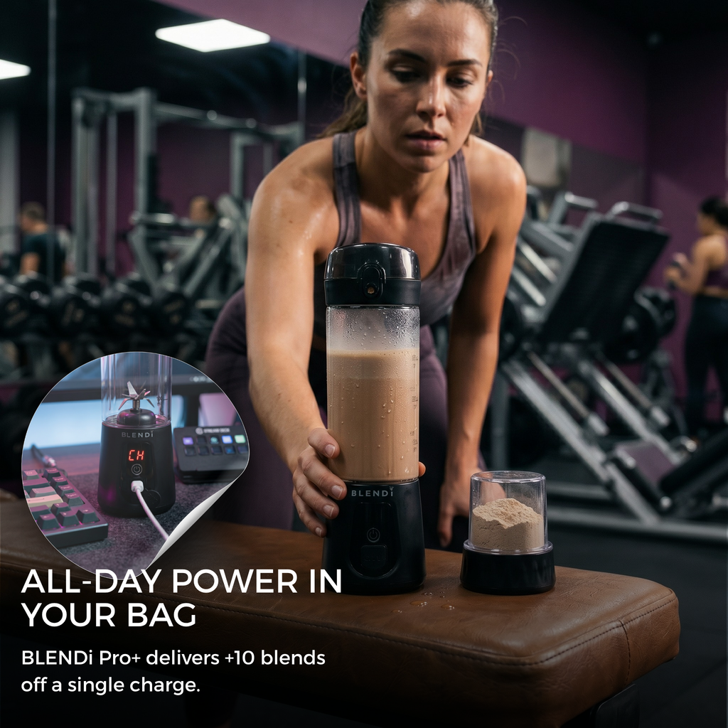 BLENDi Pro+ Portable Blender – 120W, 17oz, Crushes Ice, USB-C Rechargeable