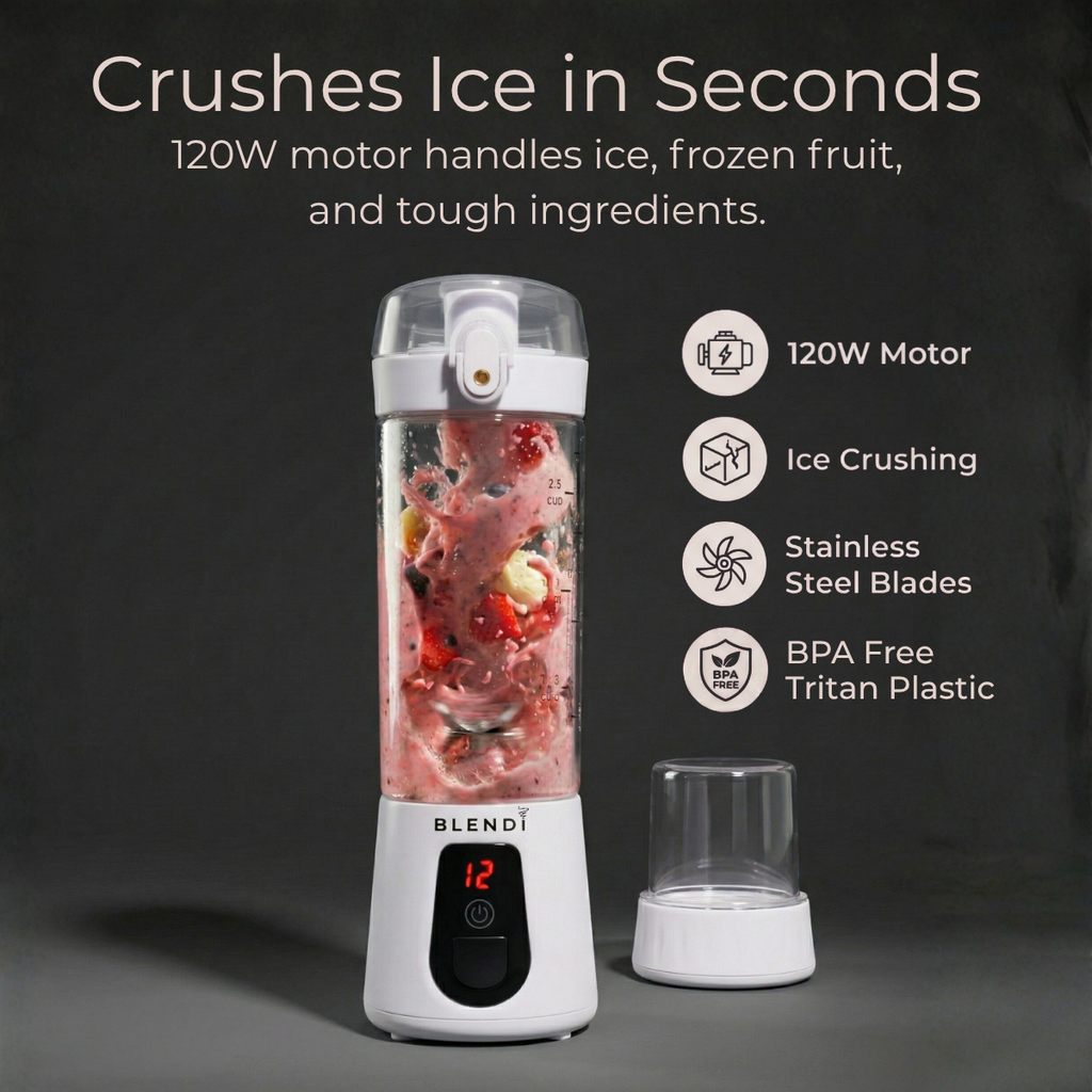 BLENDi Pro+ Portable Blender – 120W, 17oz, Crushes Ice, USB-C Rechargeable