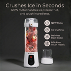 BLENDi Pro+ Portable Blender – 120W, 17oz, Crushes Ice, USB-C Rechargeable