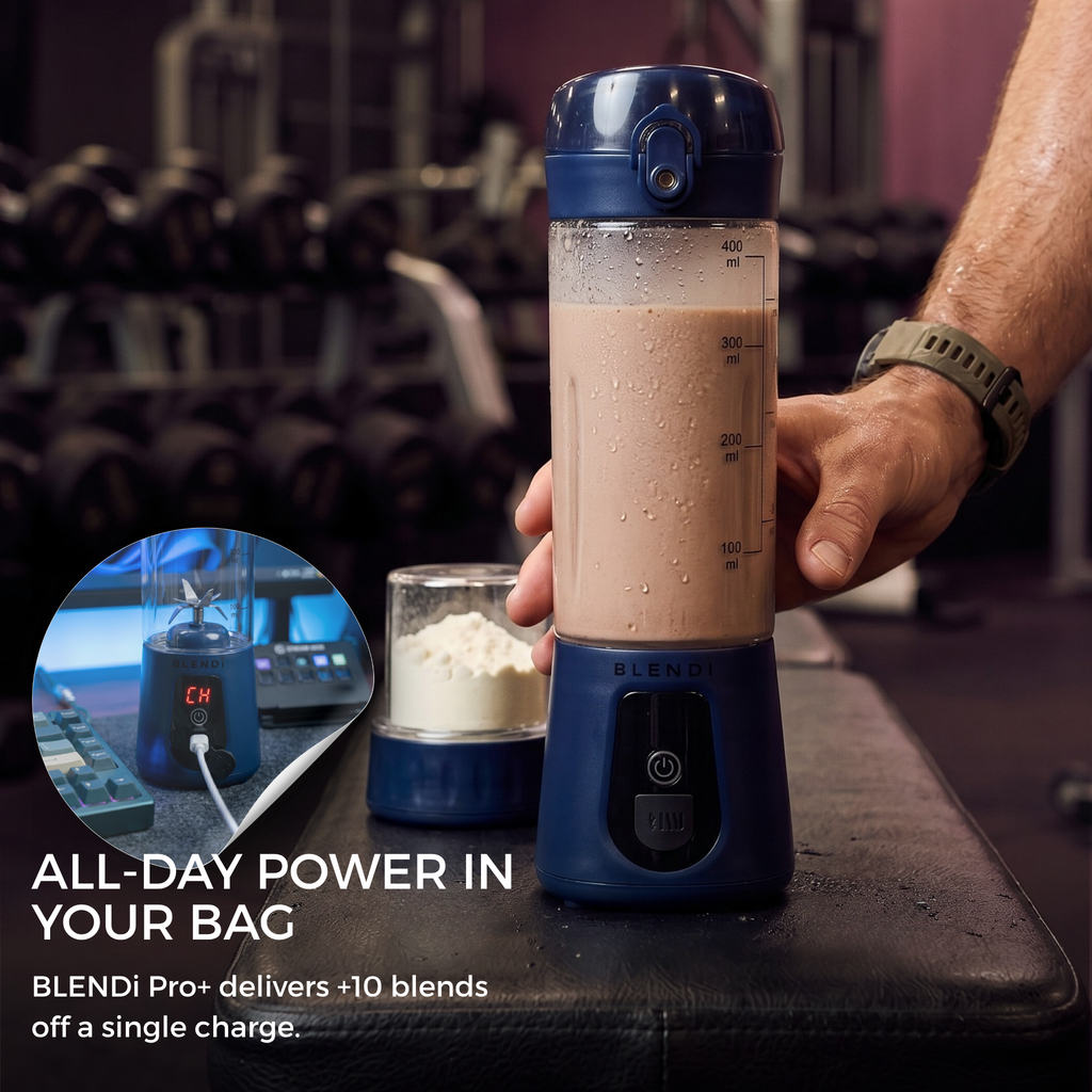 BLENDi Pro+ Portable Blender – 120W, 17oz, Crushes Ice, USB-C Rechargeable